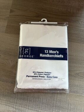 George 13 Pack Men’s Handkerchiefs